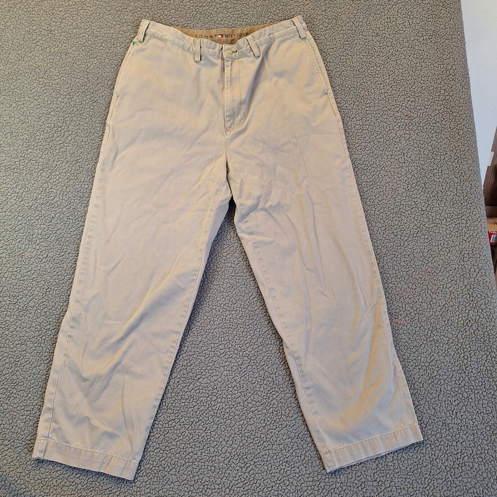 Tommy‎ Hilfiger Pants 36x30  Beige 100% Cotton